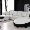 U Shaped Sofa Modern Leather Sectional Couch for Living Room