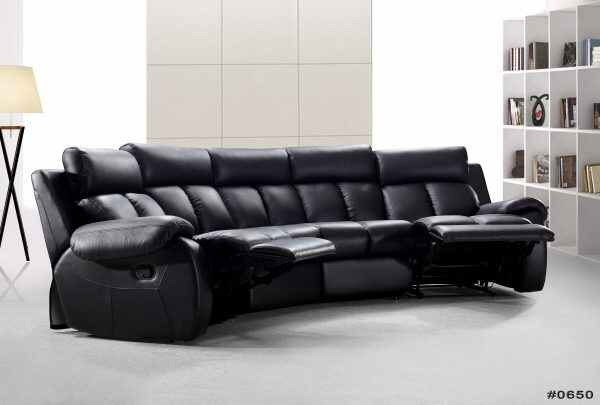 Leather Recliner Sofa