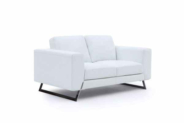 Modern L Shaped Sofa - Leather Sectional Sofa for Living Room