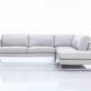 Modern L Shaped Sofa - Leather Sectional Sofa for Living Room