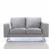 Modern L Shaped Sofa - Leather Sectional Sofa for Living Room