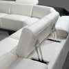 Modern Leather L Shaped Sectional