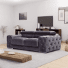 Modern Velvet Tufted Living Room Chesterfield Sofa