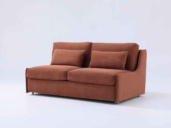 Modern Leather Couch Bed Convertible Sleeper Sofa