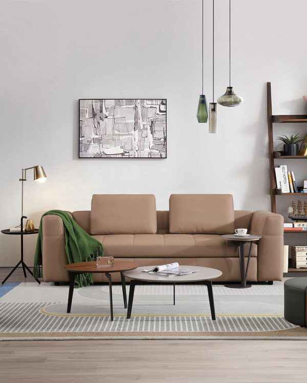 Modern Fabric 2 Seater Sofa Bed
