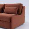 Modern Leather Couch Bed Convertible Sleeper Sofa