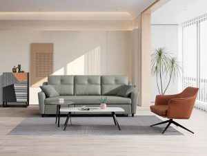 Leather Sofa Bed