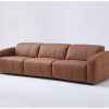 Italian Leather Sofa Recliner Comfort