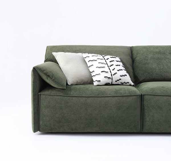 Recliner Sectional Sofa Green Chaise