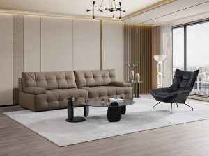 Reclining Leather Sofa