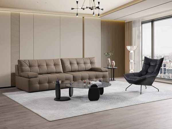 Reclining Leather Sofa