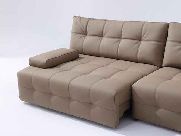 Reclining Leather Sofa Sectional Chaise