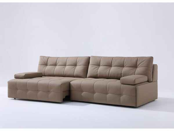 Reclining Leather Sofa Sectional Chaise