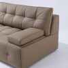 Reclining Leather Sofa Sectional Chaise