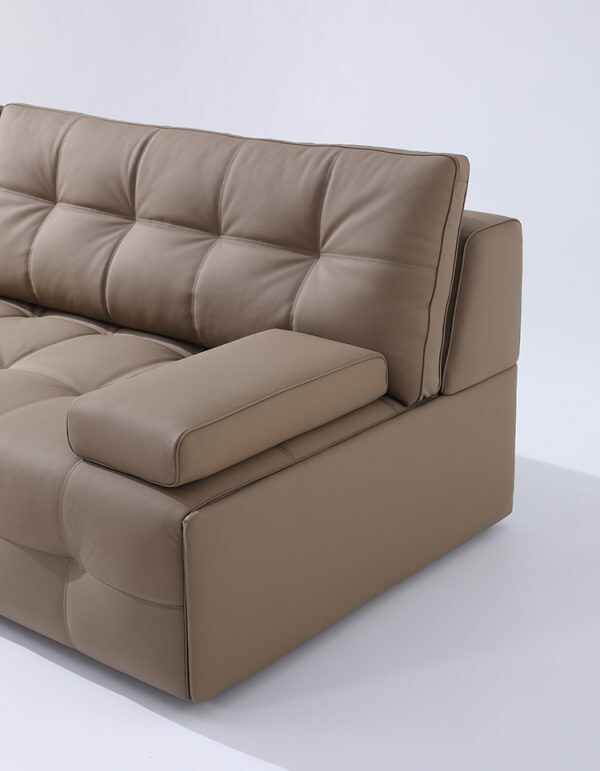 Reclining Leather Sofa Sectional Chaise