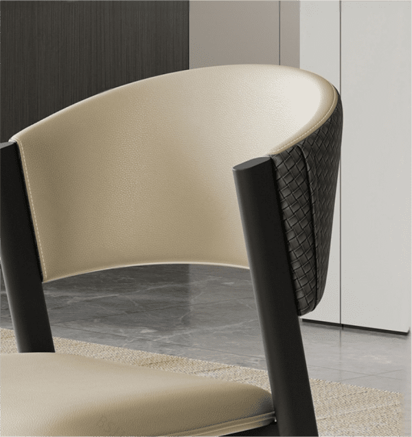 Luxury Leather Dining Chairs Elegant Handcrafted Comfort for Modern Interiors