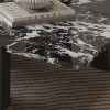 Modern Marble Coffee Table Elegant Dual Tone