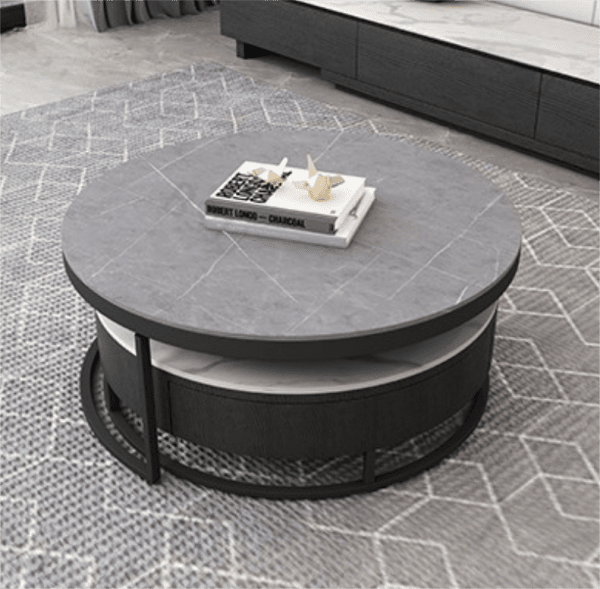 Round Side Table Modern Accent Furniture