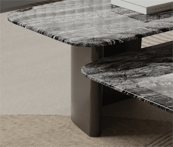 Square Coffee Table Modern Design Living Room