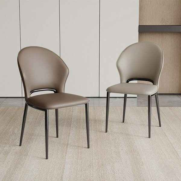 Elegant Comfortable Cream Dining Chairs