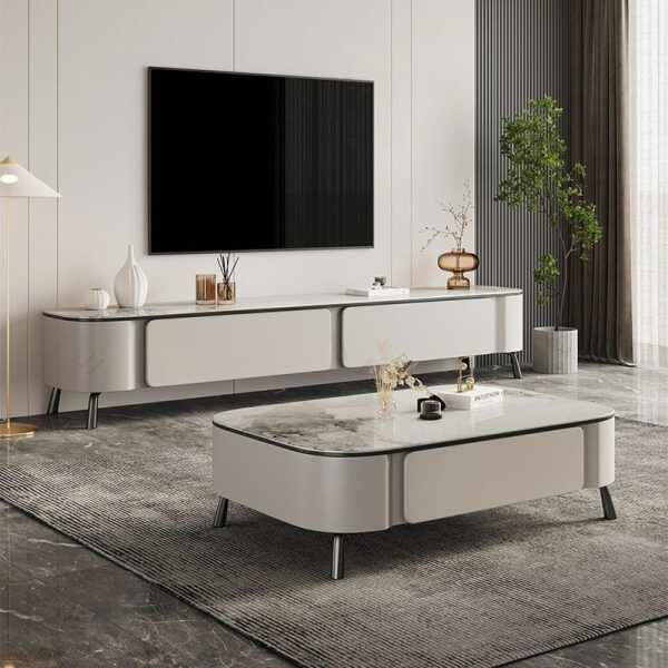 Minimalist Side Table with Storage