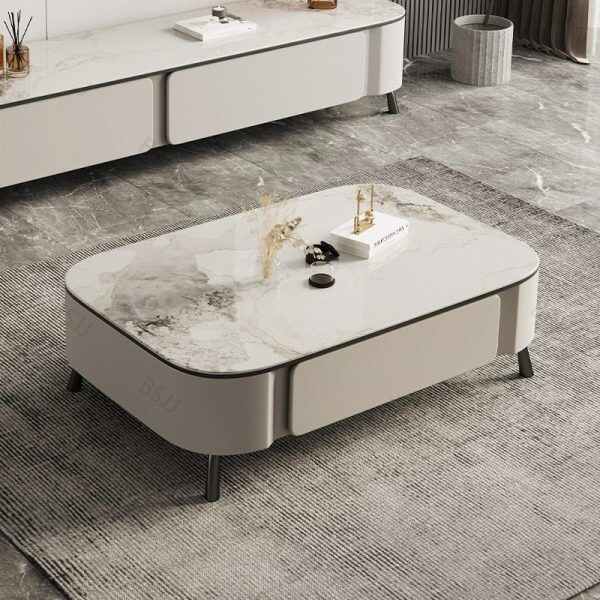 Minimalist Side Table with Storage