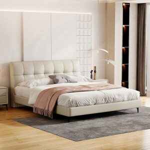 California King Bed Frame with Headboard