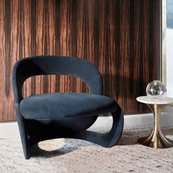 Round Chair Modern Comfort Design Living Room Accent Furniture