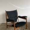 Chairs Accent Chairs Wood Black