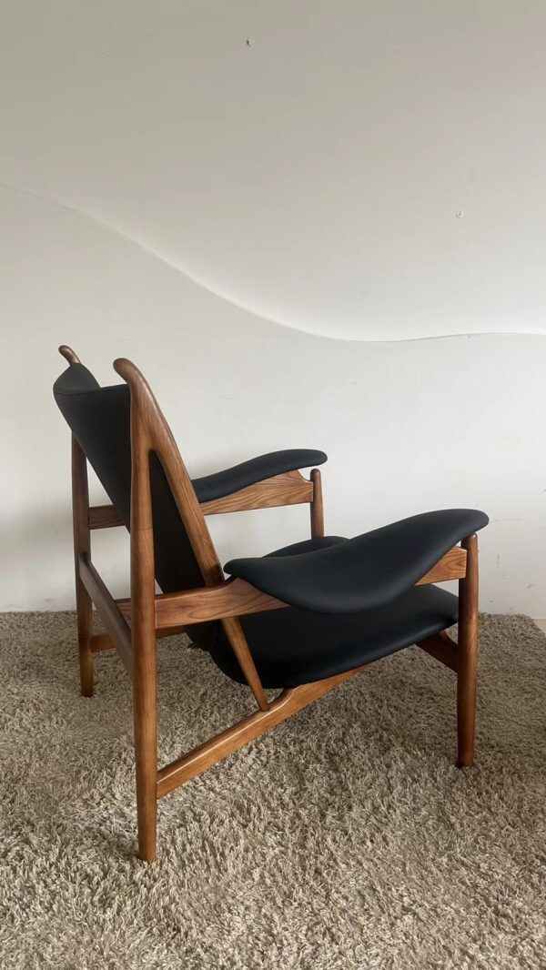 Chairs Accent Chairs Wood Black