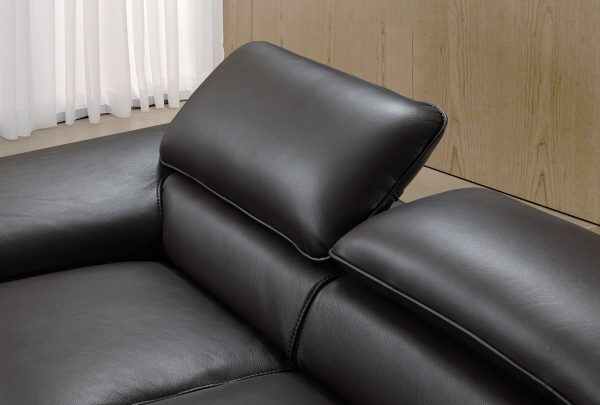 Modern Three Seater Leather Sofa