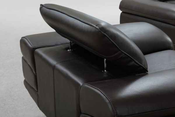 Modern Three Seater Leather Sofa