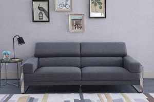 Leather Reclining Sofa