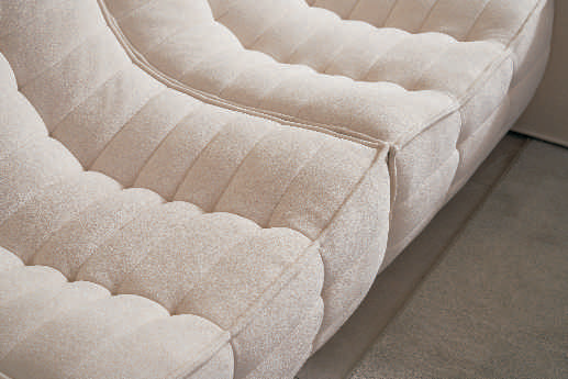 Vacuum Packed Sofa Modular White