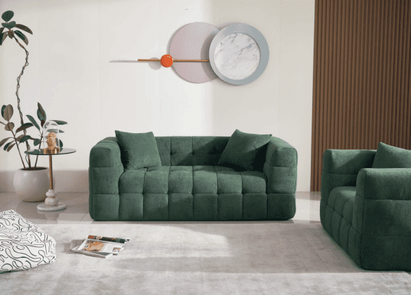 Vacuum Pack Sofa Set Green