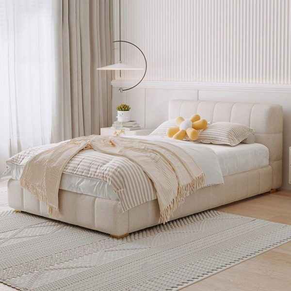 Super King Size Bed Upholstered Frame