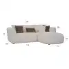 Small Sectional Sofa with Modern Design