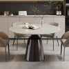 Round Dinning Table with Marble Top