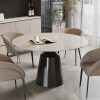 Round Dinning Table with Marble Top