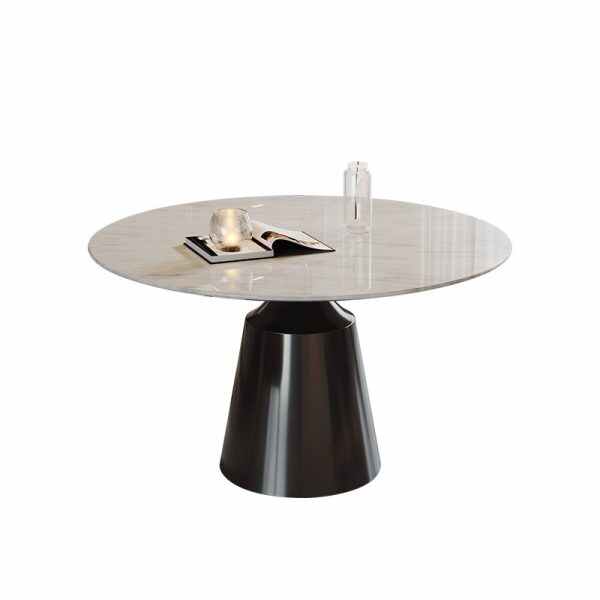 Round Dinning Table with Marble Top