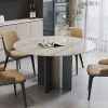 Modern Dinning Table with Round Marble Top