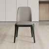Wood Dining Chair with Upholstered Seat