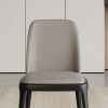 Wood Dining Chair with Upholstered Seat