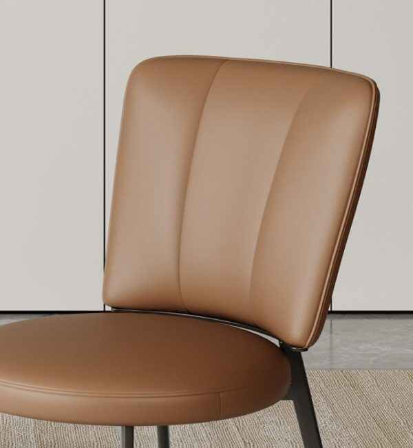 Chair Dining Leather Upholstered Seat