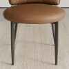 Chair Dining Leather Upholstered Seat