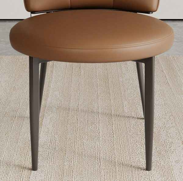 Chair Dining Leather Upholstered Seat