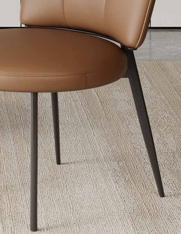 Chair Dining Leather Upholstered Seat