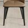 Modern Dining Chair with Leather Seat