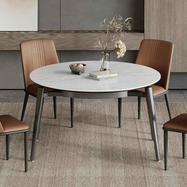 Round Dining Table Modern Harmony and Sophisticated Function