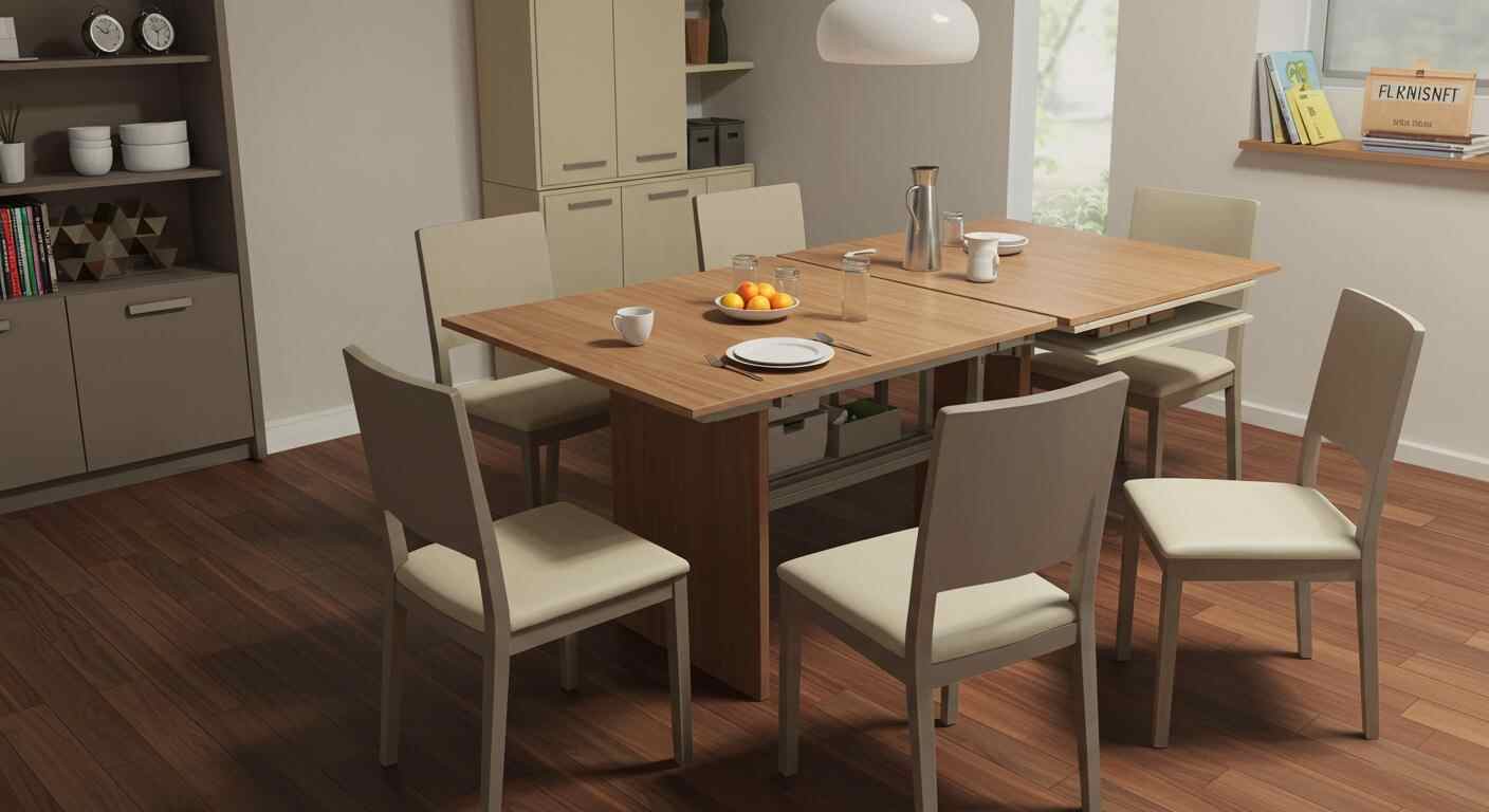 Dining table extendable ideas for small spaces